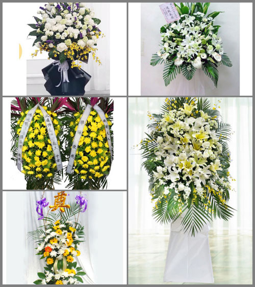 北京房山区周口店地区龙宝峪村白事花篮预定