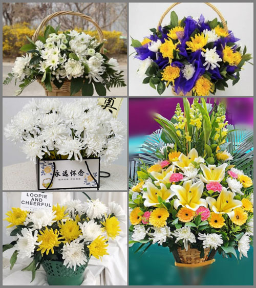 北京房山区周口店地区龙宝峪村白事提篮配送